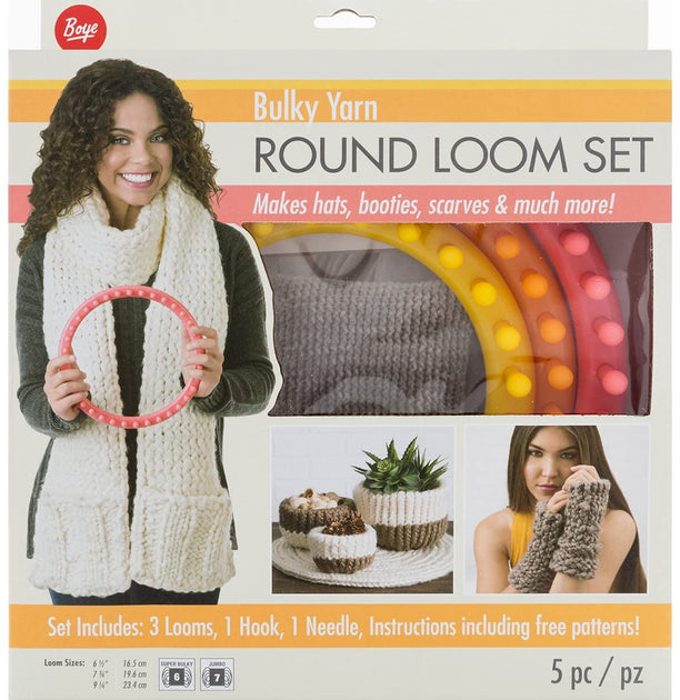 Round Knitting Loom Set - Loom Set of Four Different Sizes
