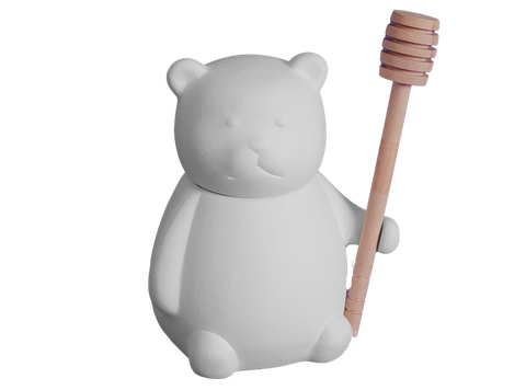 Teddy Bear Honey Pot