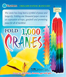 1000 Origami Paper Cranes Kit by Yasutomo – Mondaes Makerspace & Supply