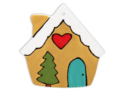 Gingerbread House Flat Ornament